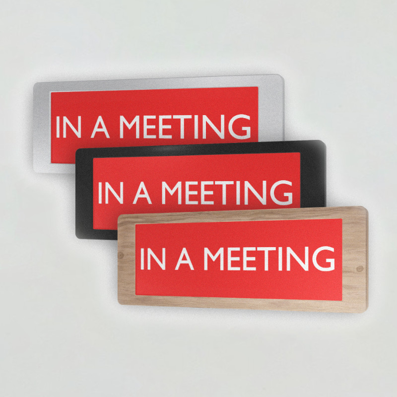 DoorTag frame: Plastic, wood, aluminium