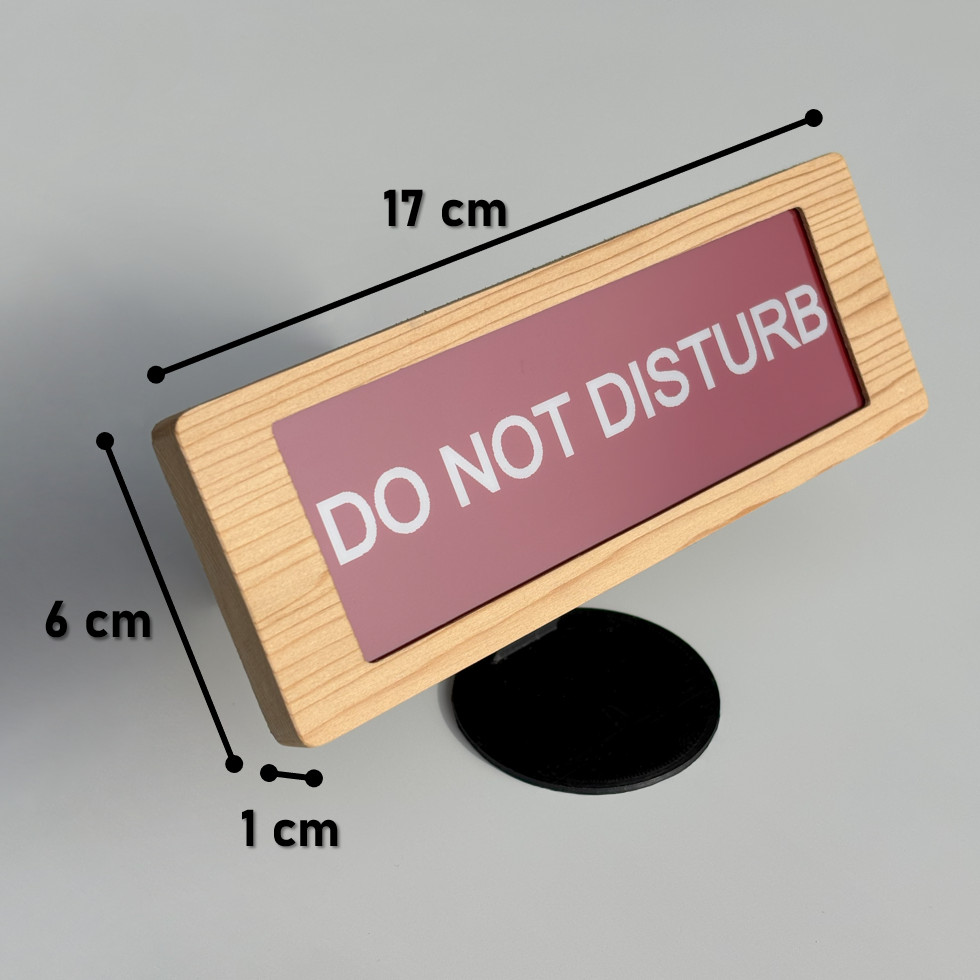 DoorTag size: 168mm x 62mm x 10mm